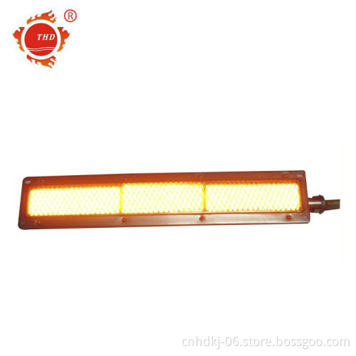 9030 btu/hour Infrared aluminum gas burner for barbecue machine